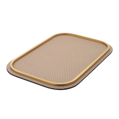 SKÓRZANA TACA ROSSINI - BEŻOWA - 31.5 x 21.5 x 1.5 CM - GIOBAGNARA - MY HONAY HOME