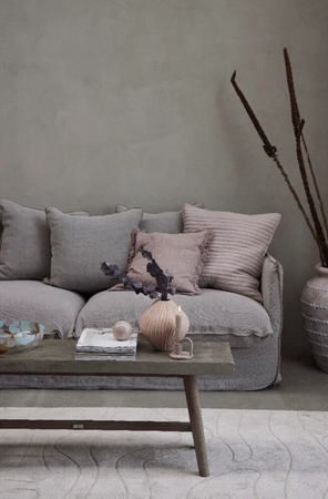 DONICA ANNA FLOWER - JASNY BRĄZ - 52 x 52 x 59.5 CM - LENE BJERRE - MY HONEY HOME