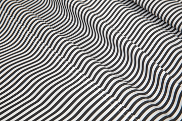 Poszewka Shirting Black White 50 x 75 cm Ralph Lauren