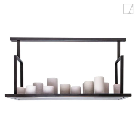 Lampa wisząca Authentage Bellefeu prostokątna