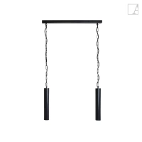 Lampa wisząca Authentage Tubelum o szerokości 120 cm - 3 źródła światła – 15 cm