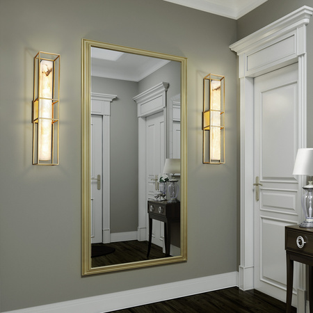 Duży kinkiet Blakley - 1 źródło światła - Szczotkowane złoto