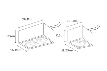 Lampa sufitowa Authentage Q-Bri centonze