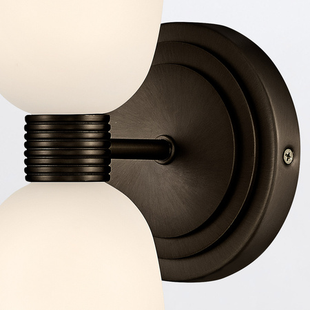 Kinkiet Tallulah - 2 źródła światła - Oksydowana czerń