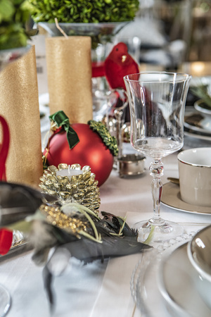 ŚWIECA - ZŁOTA - 10X28CM - SHISHI - MY HONEY HOME