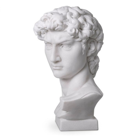 Dekoracja David white marble