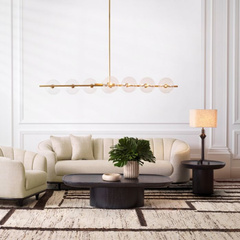 Lampa stołowa Eichholtz Conti z brązowym wykończeniem z abażurem