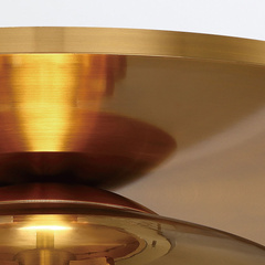 Duży plafon Nottingham - 3 źródła światła - Antyczny mosiądz