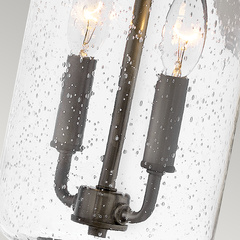 Średnia latarnia naścienna Willoughby - 2 źródła światła