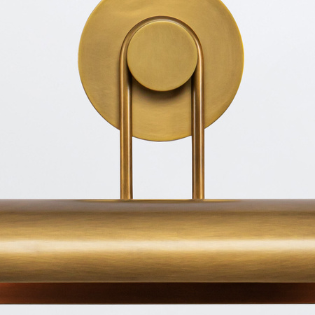 Duża obrazówka Wynwood - 2 źródła światła - Vintage mosiądz