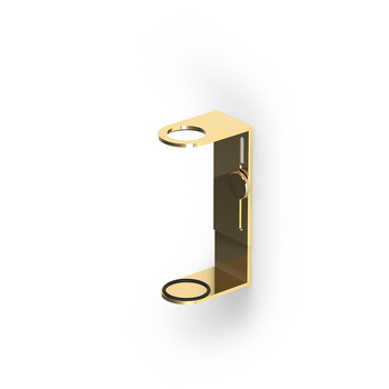 Uchwyt ścienny na butelki z dozownikiem Decor Walther złoto 24-karatowe