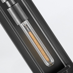 Kinkiet Henri - 2 źródła światła - Oksydowana czerń