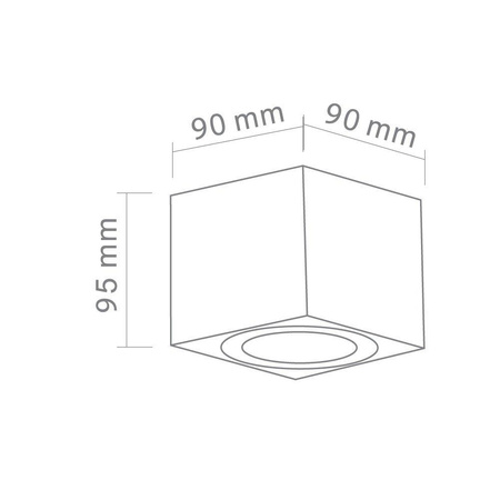 Oprawa natynkowaLago Nero IP44