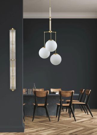 LAMPA WISZĄCA - ARTU GLASS - MOSIĄDZ POLEROWANY - KUTEK MOOD - MY HONEY HOME