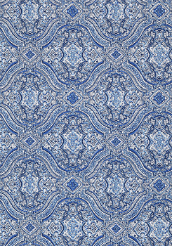 Tapeta CARAVAN TULSI BLOCK PRINT - Thibaut - My Honey Home