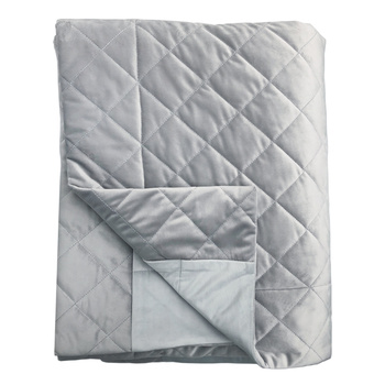 PLED PIKOWANY - SZARY WELUR - 160 x 240 - MY HONEY HOME COLLECTION