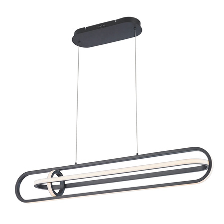 Lampa wyspowa Demark - Matowa czerń