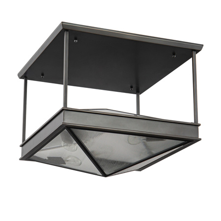 Półplafon Cairo - 4 źródła światła - Miejski brąz