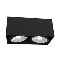 Oprawa natynkowaCardi II Nero / Ufo Cromo