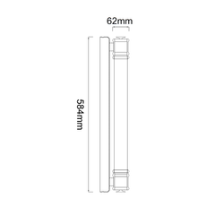KinkietOmi Parette Gold 60 IP44