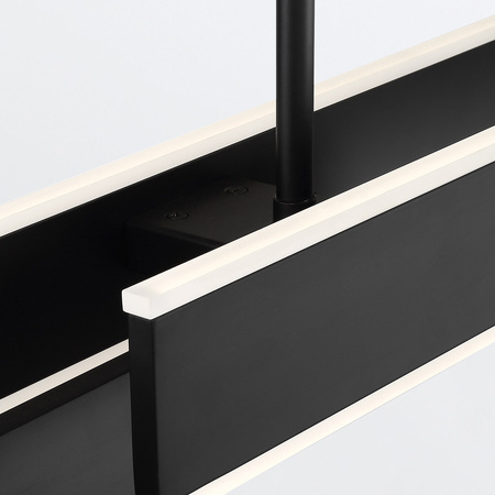 Lampa wyspowa Cameno - Matowa czerń