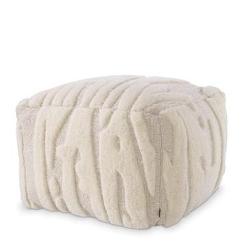 Stołek Eichholtz Zenon kość słoniowa