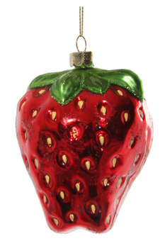 DEKORACJA ŚWIĄTECZNA TRUSKAWKA - 9 CM - SHISHI – MY HONEY HOME