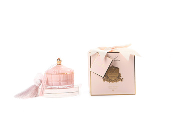 ŚWIECA ZAPACHOWA - SMALL PINK&GOLD - ART DECO - COTE NOIRE - MY HONEY HOME