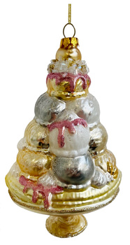 DEKORACJA ŚWIĄTECZNA TORT - 13 CM - SHISHI – MY HONEY HOME