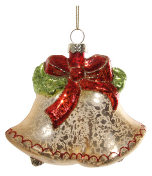 DEKORACJA ŚWIĄTECZNA DZWONKI - 9 cm - SHISHI – MY HONEY HOME