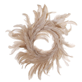 DEKORACJA ŚWIĄTECZNA WIANEK Z PIÓR SHISHI – MY HONEY HOME