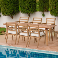 Zestaw Eichholtz stół Glover + krzesła Hera