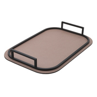 SKÓRZANA TACA BELLINI - 31.5 x 21.5 x 4 CM - GIOBAGNARA - MY HONAY HOME