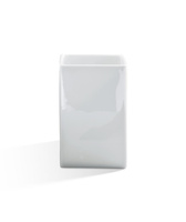 Kubek kwadratowy Decor Walther porcelana Biała