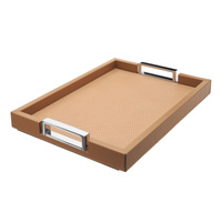 TACA SKÓRZANA VICTOR - 27.5 x 38 x 4.5 CM - GIOBAGNARA - MY HONEY HOME