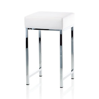 Stołek Decor Walther Chrom / Biały