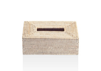 Pudełko Decor Walther na chusteczki prostokątny Rattan jasny