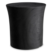 Stolik boczny Eichholtz Osias z wypalonego drewna suar