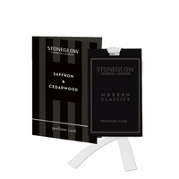 PERFUMOWANA KARTA MODERN CLASSICS SAFFRON&CEDARWOOD - STONEGLOW - MY HONEY HOME