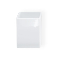 Kubek kwadratowy Decor Walther porcelana Biała