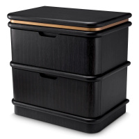 Stolik nocny Eichholtz Costanzo grey oak veneer