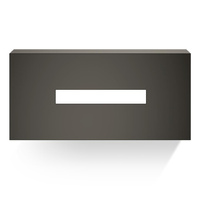 Pudełko na chusteczki Decor Walther Ciemny Metal mat