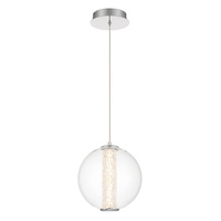 Lampa wisząca Atomo - 1 źródło światła - Polerowany chrom