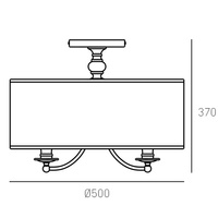 Plafon ABU DHABI C05442AU-BK
