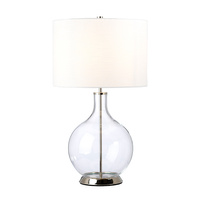 Lampa stołowa Orb - 1 źródło światła - Polerowany nikiel