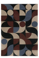 DYWAN DECO BLUE COPPER ART DECO 160 X 230 CM FARGOTEX - MY HONEY HOME