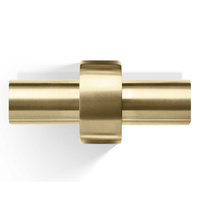 Wieszak podwójny Decor Walther matowe złoty 24-karatowe