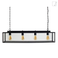 Lampa wisząca Authentage Vitrine długa + zintegrowany LED