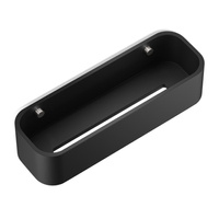 Pojemnik pod prysznic Decor Walther Czarny mat / stal nierdzewna matowa