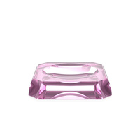 KRISTALL Mydelniczka Decor Walther Różowy